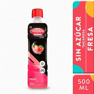 Pedialyte 45 Meq Suero Con Zinc Sabor Fresa X 500 Ml - Pedialyte