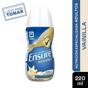 Ensure Advance Liquido Sabor Vainilla Botella X 220 Ml - Ensure 