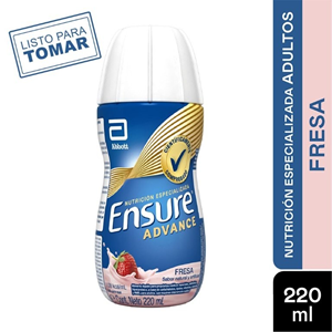 Ensure Advance Liquido Sabor Fresa Botella X 220 Ml - Ensure 