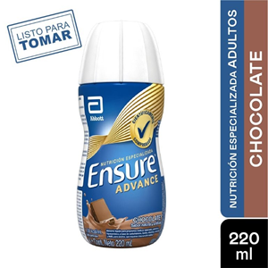 Ensure Advance Sabor Chocolate Botella X 220 Ml  - Ensure