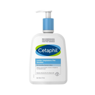 Cetaphil Locion Limpiadora P/sensible X 473 Ml - Cetaphil