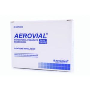 Aerovial 200/6 Mcg Con Inhalador X 30 Capsulas - Aerovial