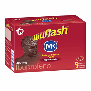 Ibuflash Forte Mk 400 Mg X 24 Capsulas - Ibuflash