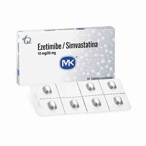 Ezetimibe+simvastatina M-k 10/20 Mg X 14 Tabletas - Ezetimiba+simvas  Mk