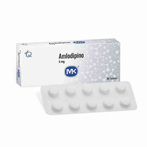 Amlodipino Mk 5 Mg Caja X 30 Tabletas - Mk