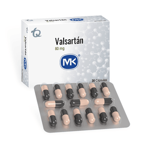 Valsartan Mk 80 Mg Caja X 30 Capsulas - Mk
