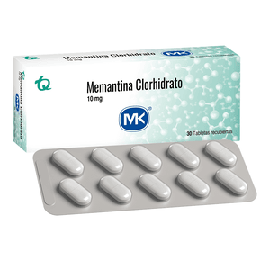 Memantina 10 Mg Mk Caja X 30 Tabletas Recubiertas - Sin Asignar