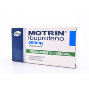 Motrin 600 Mg Caja X 30 Tabletas Recubierta - Motrin