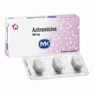 Azitromicina Mk 500 Mg X 3 Tabletas - Mk