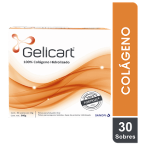 Gelicart Caja X 30 Sobres De 10 Gr Suplemento Dietario - Gelicart