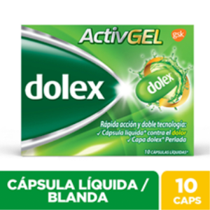 Dolex Activgel 500 Mg Caja X 10 Capsulas Liquidas  - Dolex