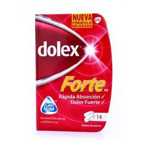 Dolex Forte Nf Optizorb Caja X 14 Tabletas Recubiertas - Dolex