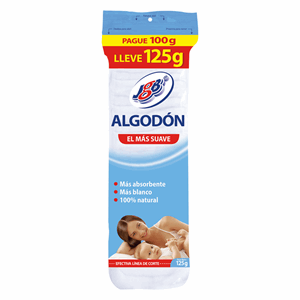 Algodon Zig Zag Jgb   X 100 Gr + 25 Gr Extra - Jgb