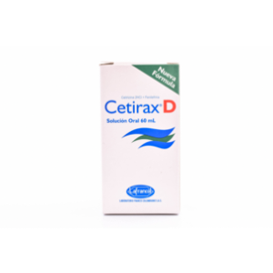 Cetirax D Nf Jarabe Frasco X 60 Ml - Cetirax