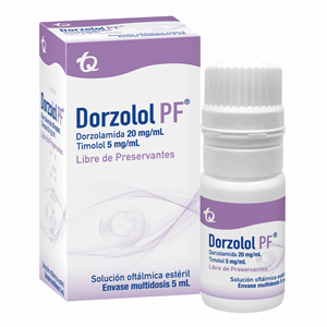 Dorzolol Pf 20/5 Mg/ml Soluc Oftal Caja C/fco X 5 Ml - Sin Asignar