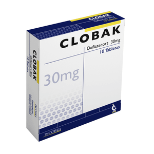 Clobak 30 Mg Caja X 10 Tabletas - Clobak
