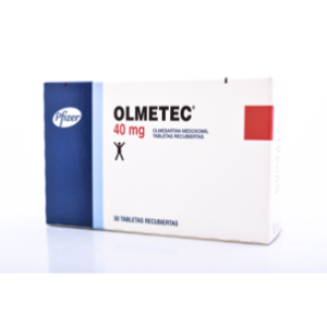 Olmetec 40 Mg Caja X 30 Tabletas Recubiertas - Olmetec