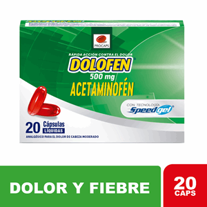 Dolofen 500 Mg Caja X 20 Capsulas - Dolofen