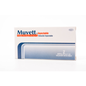 Muvett 50 Mg Caja X 2 Ampollas - Muvett