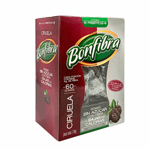 Bonfibra Ciruela Caja X 60 Gomas - Bonfibra