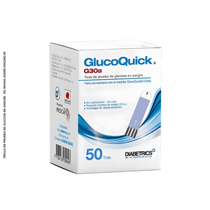 Glucoquick G30a Tiras X 50 Unidades - Glucoquick