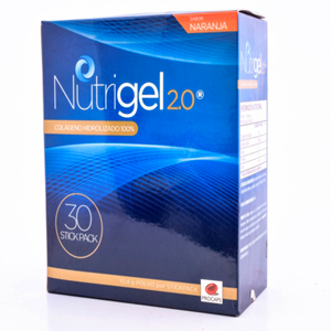 Nutrigel 2.0 Naranja Polvo Caja X 30 Sobres - Nutrigel