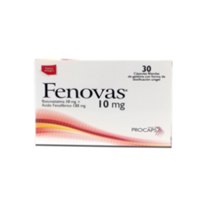 Fenovas 10 Mg/135 Mg Caja X 30 Capsulas Blandas Unigel (202665) - Fenovas