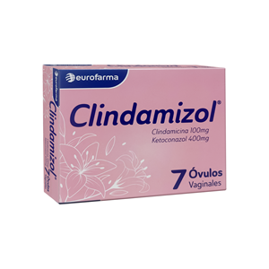 Clindamizol 100/400 Mg Caja X 7 Ovulos Vaginales - Clindamizol