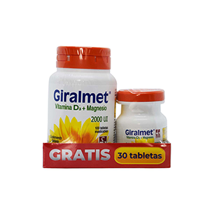 Giralmet 2000 Ui Fco X 100 Tabletas Mast Gtis 30 Tabletas S/dietario - Sin Asignar