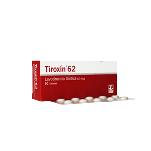 Tiroxin 62 Mcg Caja X 50 Tabletas - Sin Asignar