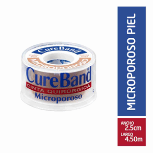 Esparadrapo Microporoso Color Piel 1 X 5  Yardas - Cureband