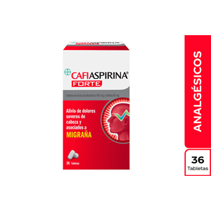 Cafiaspirina Forte 650/65 Mg Caja X 36 Tabletas - Cafiaspirina