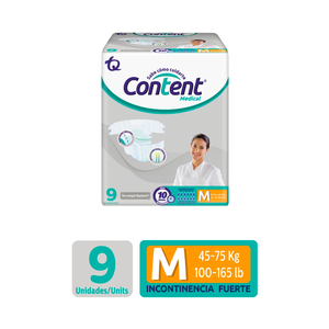 Content Medical M Pañal Bolsa X 9 Unds - Sin Asignar