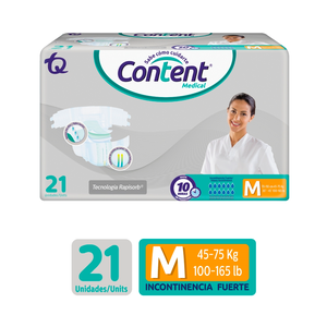 Content Medical M Pañal Bolsa X 21 Unds - Sin Asignar