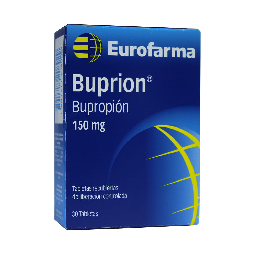 Buprion 150 Mg Caja X 30 Tabletas Recubiertas De Lib Prolongada - Buprion
