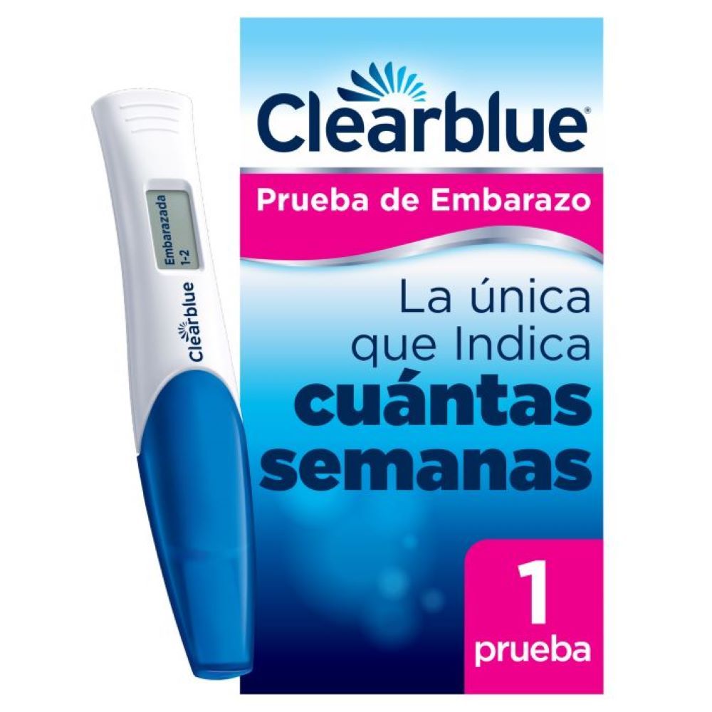 Prueba De Embarazo Clearblue Digital  X 1 Unidad - Clearblue
