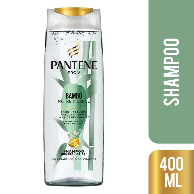 Shampoo Pantene Bambu Nutre Y Crece Frasco X 400 Ml - Pantene