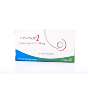  Postinor 1 Caja X 1 Tabletas - Postinor
