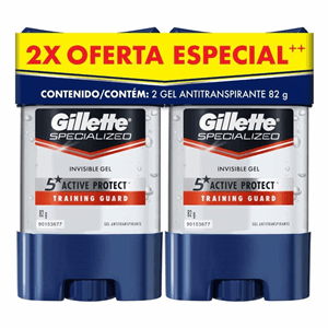 Gillette Des Invi Specialized Training Guard Gel Antit 2 X 82 Gr Oferta Especia - Sin Asignar