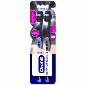 Oral-b Cep Indicator Black Suave Pack X 2 Unds Sensitive C/carbon - Sin Asignar