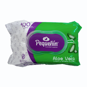 Toallitas Humedas Pequenin Aloe (pague 70 Lleve 100 Unidades) - Pequeñin