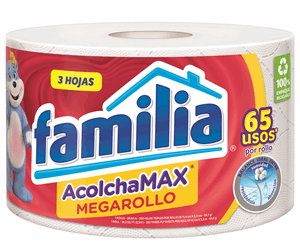 Papel Hig Familia T/hoja Acolchamax (1r 29,64mt) Megarollo X 48 Unds (65 Usos X - Sin Asignar