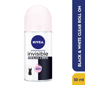 Desodorante Nivea Deo Invisible Black And White Roll On X 50 Ml - Nivea