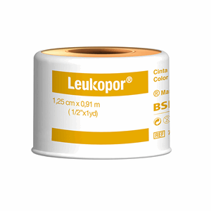 Esparadrapo Leukopor C/piel 1/2 X 1 Yar (micropor)-plegadiza - Leukoplast