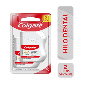 Colgate Total Hilo Dental C/cera 2 X 25 Mts (gtis 12.5 M) - Colgate