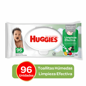 Toallas Humedas Huggies Limpieza Efectiva Disney  X 96 Unidades - Huggies