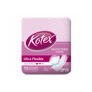 Kotex Protector Diario Ultra Flexible X 15 Unds - Kotex