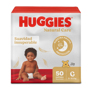Pañal Huggies Natural Care G Etapa 3 X 50 Unidades Unisex - Huggies