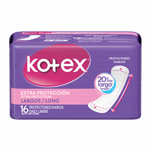 Kotex Protector Diario Extra Proteccion Largos X 16 Unds - Sin Asignar
