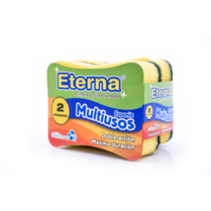 Fibra Esponja Eterna Antibacterial 2 X 1 - Eterna
